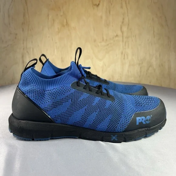 Timberland PRO Radius Men's 10 Slip-On Safety Toe Knit Work Shoes Composite Toe - Picture 5 of 16